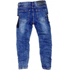 Jeans bleu patch 96829-M
