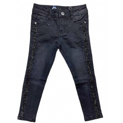 Jeans noir paillette 19007